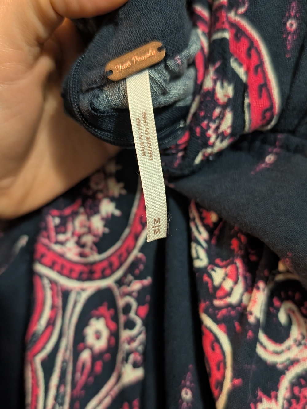 Free People Setting Sun Jumpsuit with Pink Paisley Print NWOT - Picture 6 of 6
